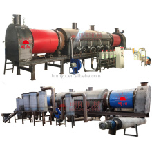 Hot Gas Energy Rotary Carbonization Stove Charcoal Making Machine